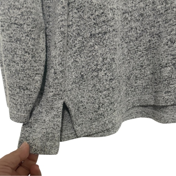 Super Soft Gray Cowl Neck Sweater - Picture 4 of 4